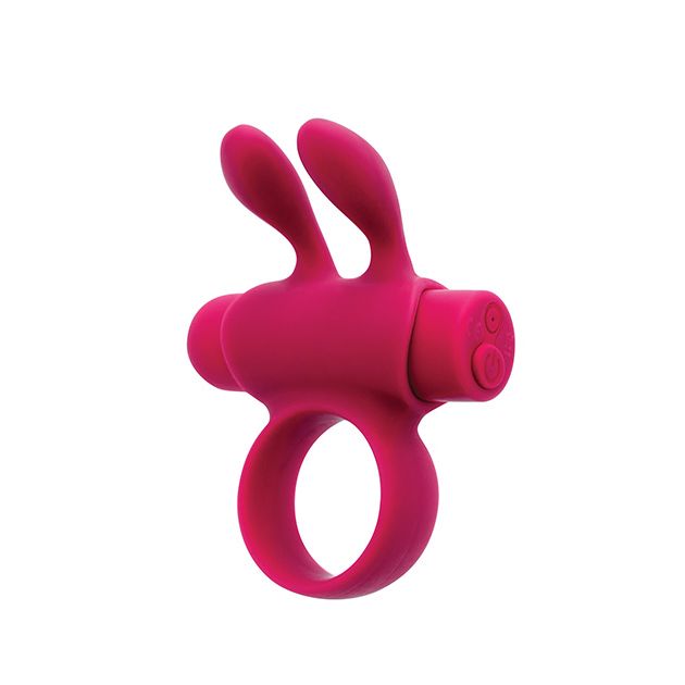 Ringo Recargable Cereza - S Pleasures - Anillo vibrador para el pene (con y sin vibración)