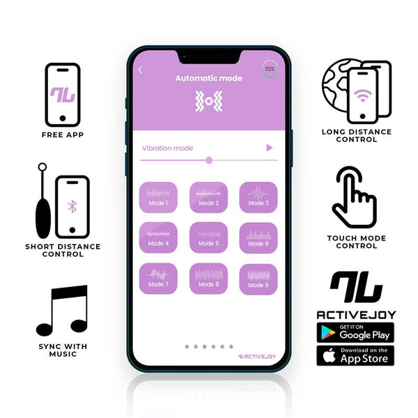 Huevo vibrador Intoyou con APP Rosa