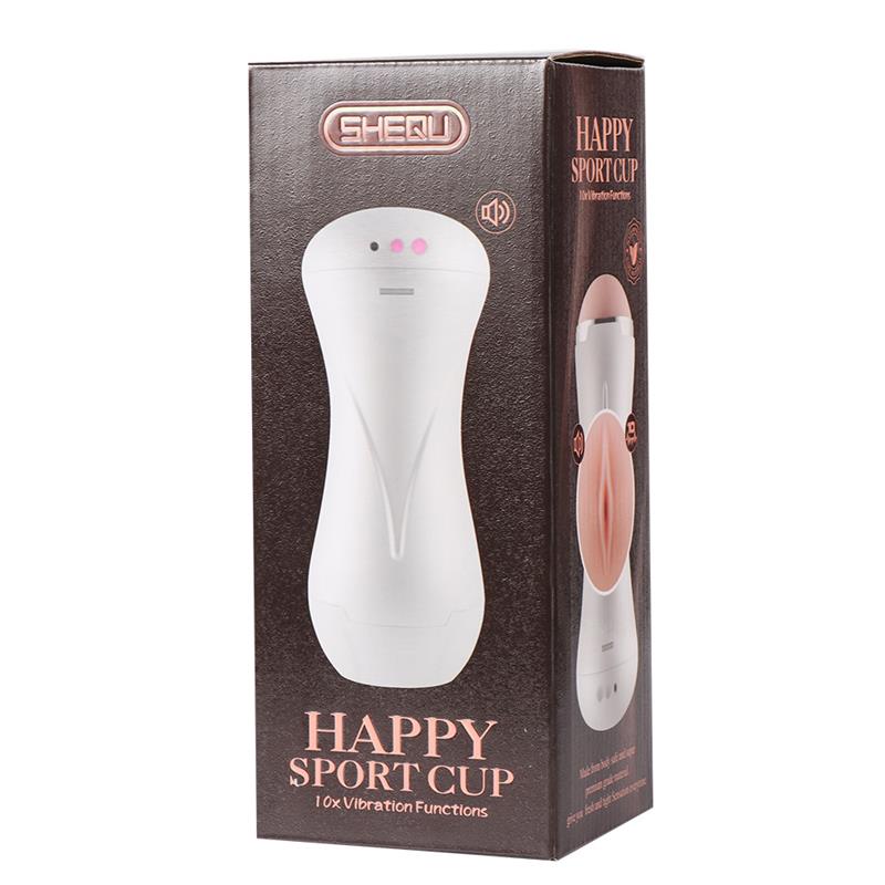 Masturbador Vibracion Happy Sport