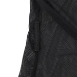 Bata Semitransparente Encaje Negro Talla L/XL - Subblime - Lencería erotica (9)