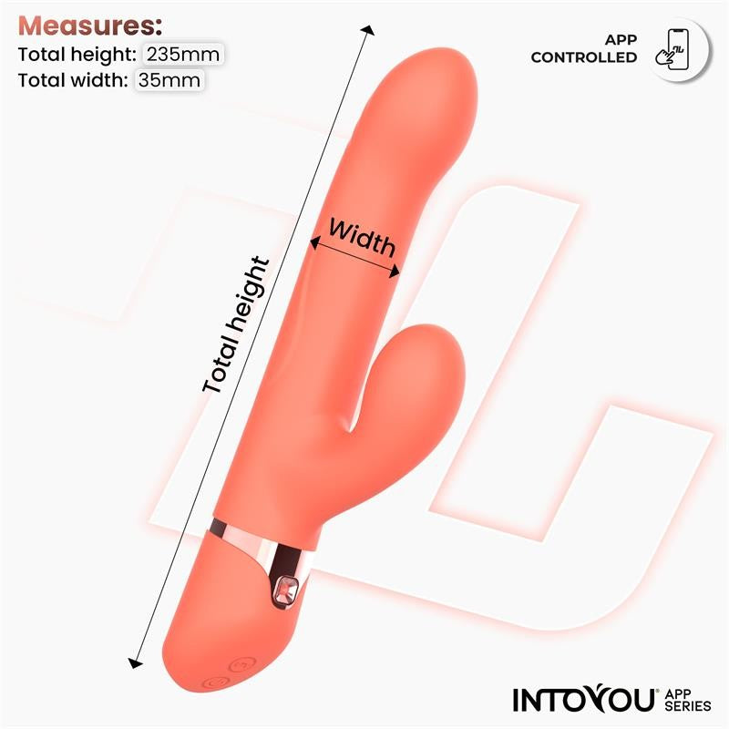 Mindy Vibrador con Perlas, Finger y Pulsación con APP 8