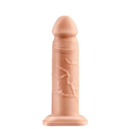 8 Silicone Hollow Ext Flesh - Pipedream - Arneses con pene o dildo Strap-On
