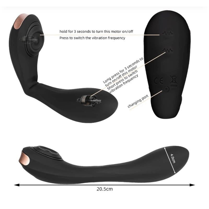 Vibrador con Esqueleto Articulado Pulsar - Tardenoche - Vibradores (8)