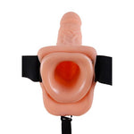 Hollow Strap-on vibrador 18 cm - Pipedream - Arneses con pene o dildo Strap-On (3)