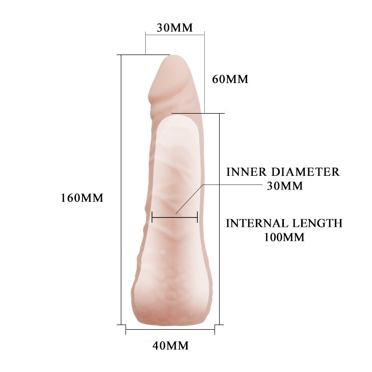 Baile funda extensora realistica - BaileforHim - Fundas para el pene (4)