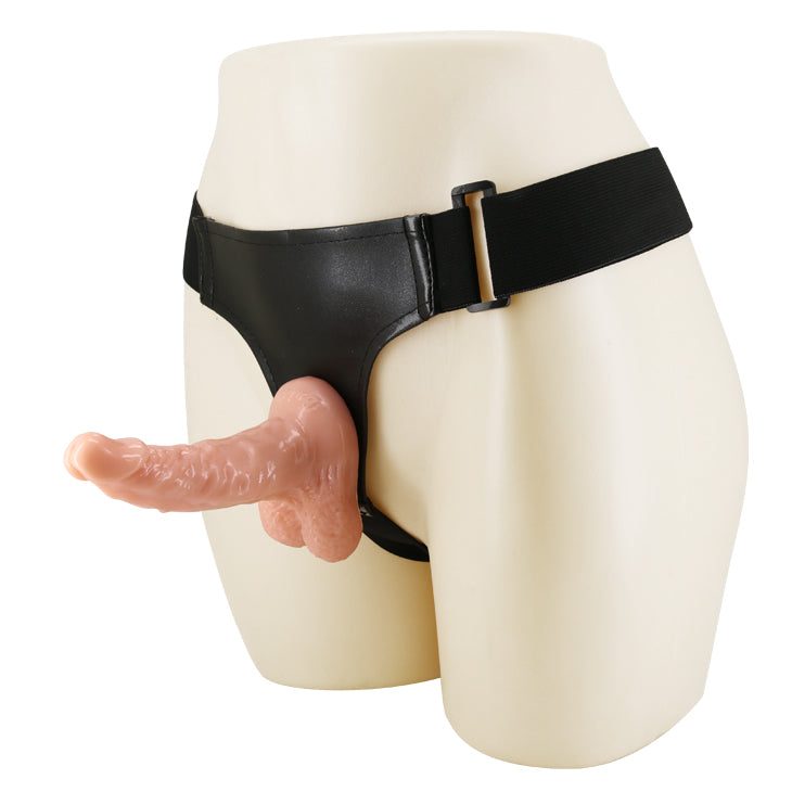 Arnés realistico y braguita ajustable 15.5cm - BaileHarness - Arneses con pene o dildo Strap-On