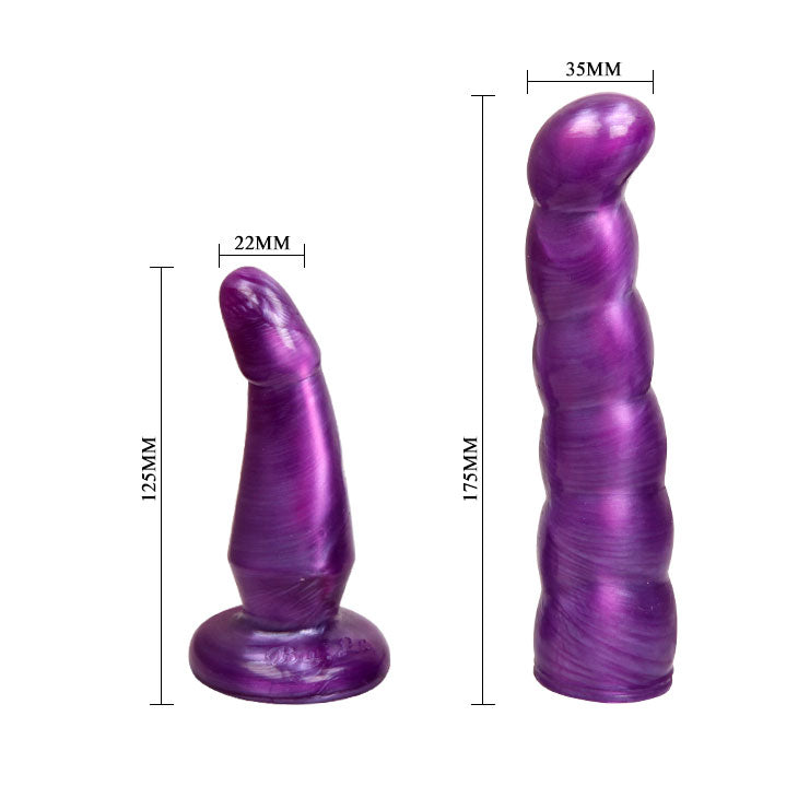 Arnés anal y vaginal femenino 17 cm - BaileHarness - Arneses con pene o dildo Strap-On (3)