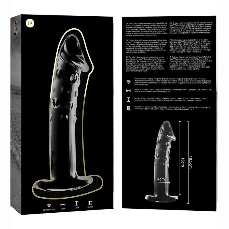 Nebula Modelo 19 Dildo Cristal Transparente - Ibiza - Dildos o Consoladores (5)
