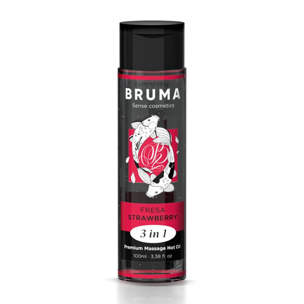 Gel 3 en 1 Efecto Calor Sabor Fresa 100 ml - Bruma - Lubricantes sexuales
