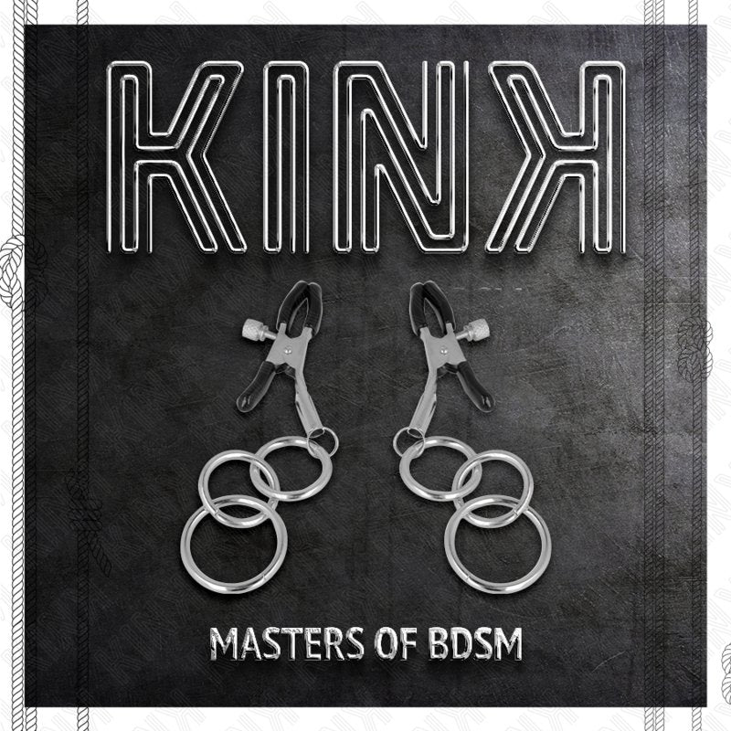 Pinzas para Pezones con Aros - Kink - Kits para BDSM (4)
