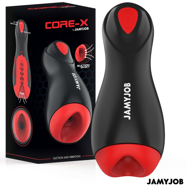 Core-X Masturbador Succionador con Vibración - JamyJob - Masturbadores masculinos