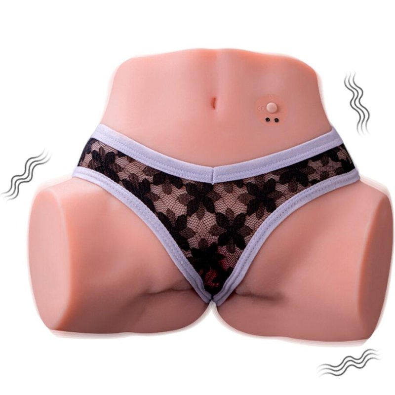 Tracy Torso Multiposición Vagina y Ano con Vibración - Shequ - Masturbadores masculinos (7)