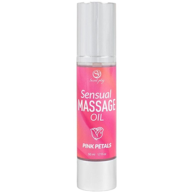 Aceite de Masaje Sensual Pétalos de rosa 50ml - Secret Play - Aceite para masajes eróticos (3)