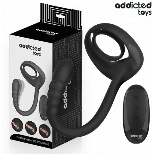 Anillo Pene con Vibrador Anal Control Remoto
