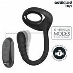 Anillo Pene con Vibrador Anal Control Remoto - Addicted Toys - Anillo vibrador para el pene (con y sin vibración) (4)