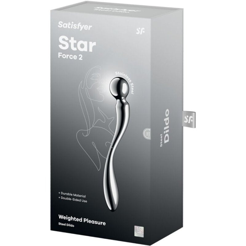 Star Force 2 Dildo Acero Inoxidable Doble Uso - Satisfyer - Dildos o Consoladores (5)