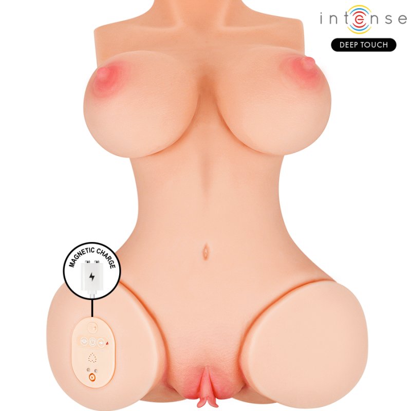 Deep Touch Vero Torso Vagina con Vibración y Succión - Intense - Masturbadores masculinos (5)