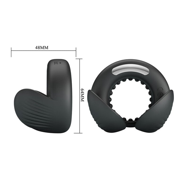 Quentin Anillo Pene con Estimulador Testicular - PrettyLove - Anillo vibrador para el pene (con y sin vibración) (8)