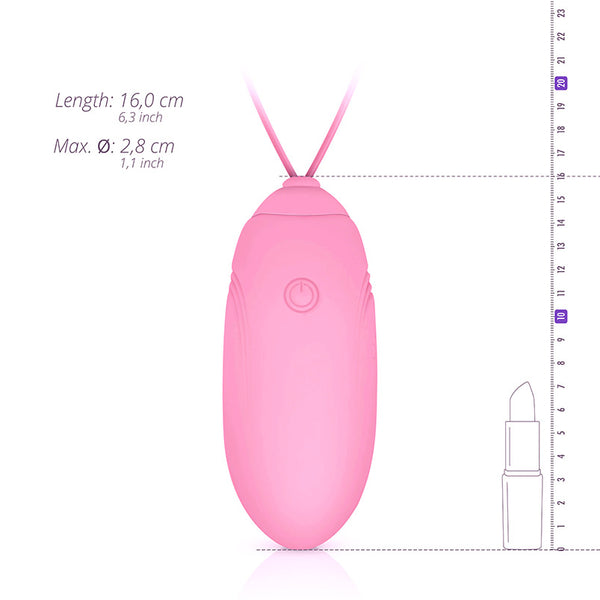Huevo Vibrador Control Remoto USB Rosa