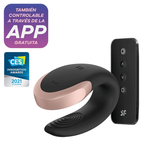 Double Love Negro - Satisfyer - Vibradores