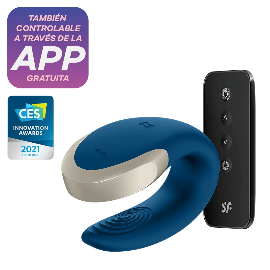 Double Love Azul - Satisfyer - Vibradores