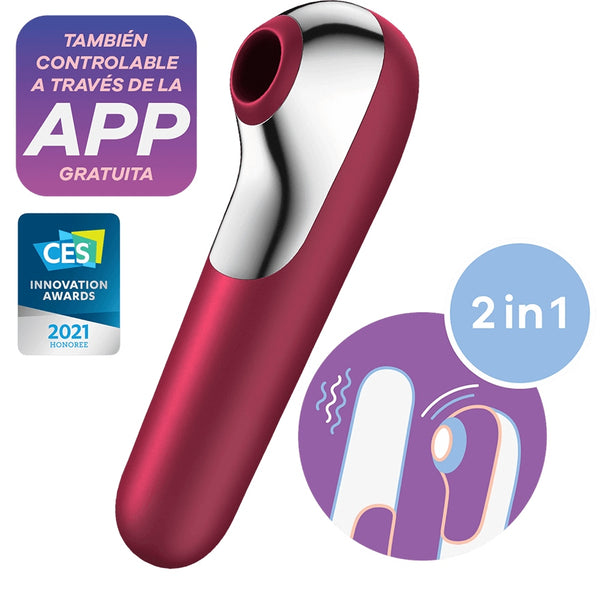 Succionador Dual Love Rojo - Satisfyer - Vibradores