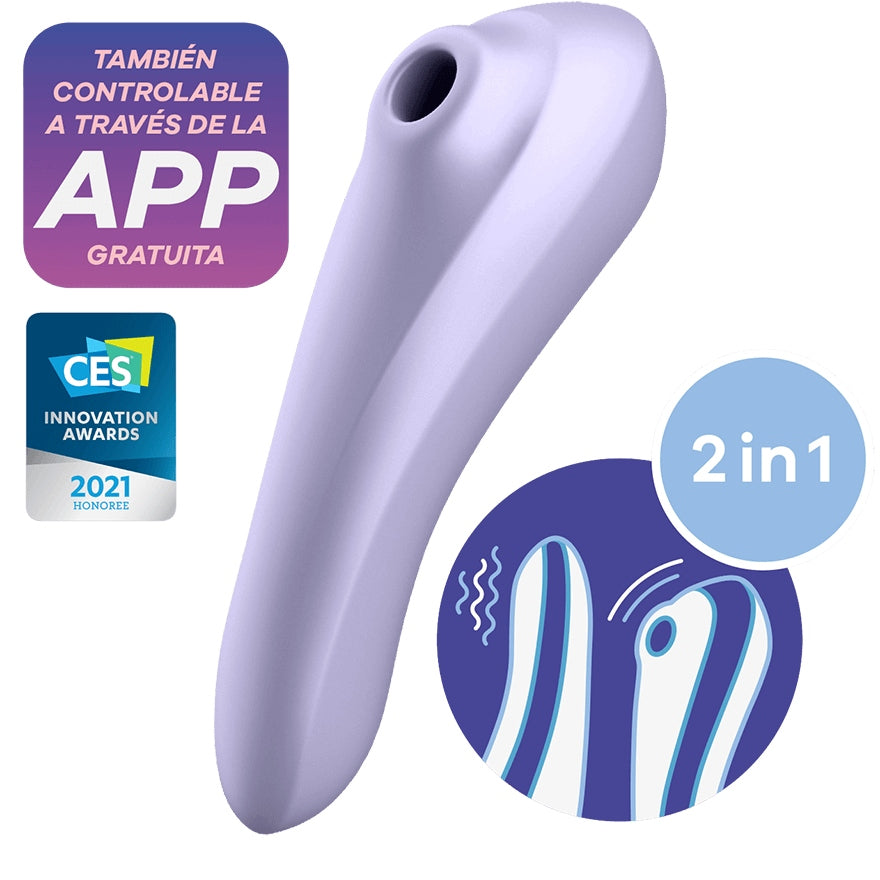Dual pleasure Air pulse Malva - Satisfyer - Satisfyer la marca top erótica
