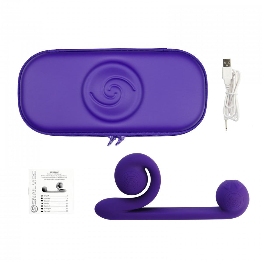 Vibrador Multiacción Snail Vibe lila 1