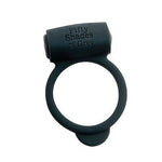 50 Sombras de Grey Anillo de silicona para potenciar el sexo. Podrás mantener erecciones más tiempo a la vez que estimular el clítoris de la chica. Anillo vibrador Grey