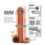 Vibrating 1 (+2.5cm) - Pipedream - Fundas para el pene (2)