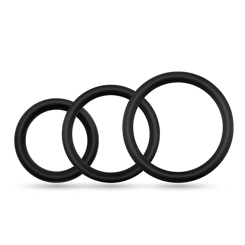 Kit Anillas para el pene - WhitePleasures - Anillo vibrador para el pene (con y sin vibración)