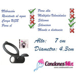 Marc Dorcel Anillo vibrador Power Clit, perfecto para potenciar erecciones. Además de gracias a sus vibraciones, estimulará el clítoris. Power Clit