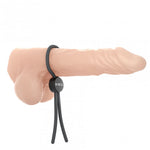Anilla Ajustable Negro 4,9 cm - MarcDorcel - Anillo vibrador para el pene (con y sin vibración)