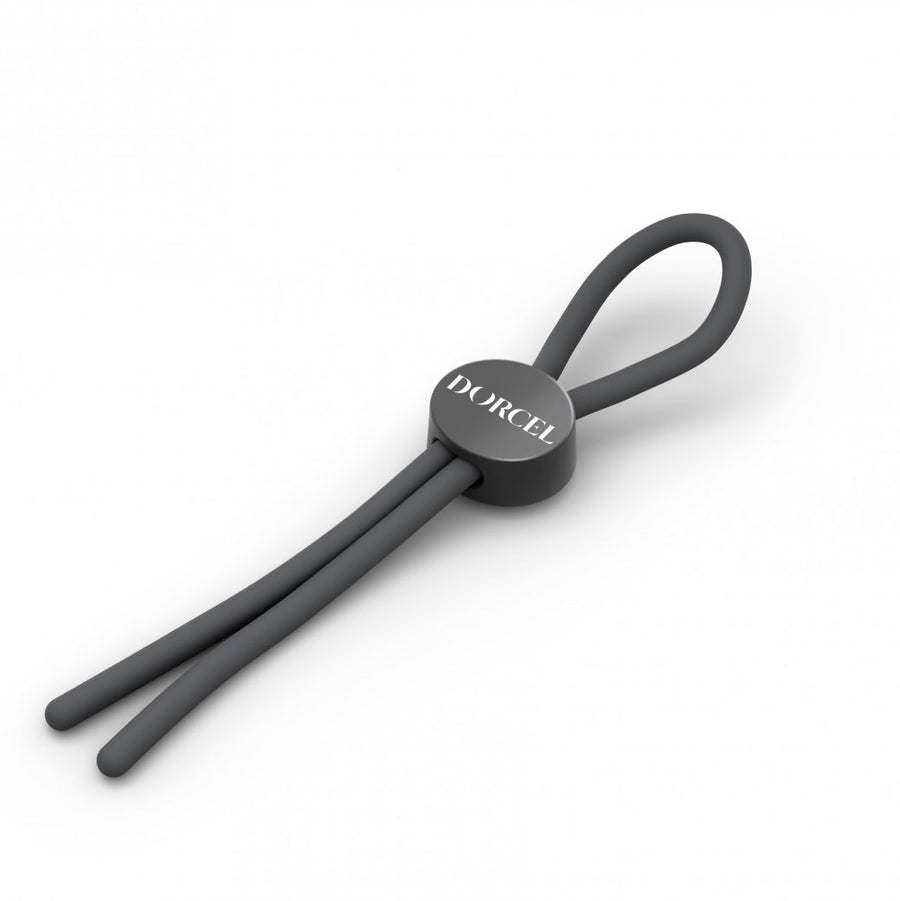 Anilla Ajustable Negro 4,9 cm - MarcDorcel - Anillo vibrador para el pene (con y sin vibración) (3)