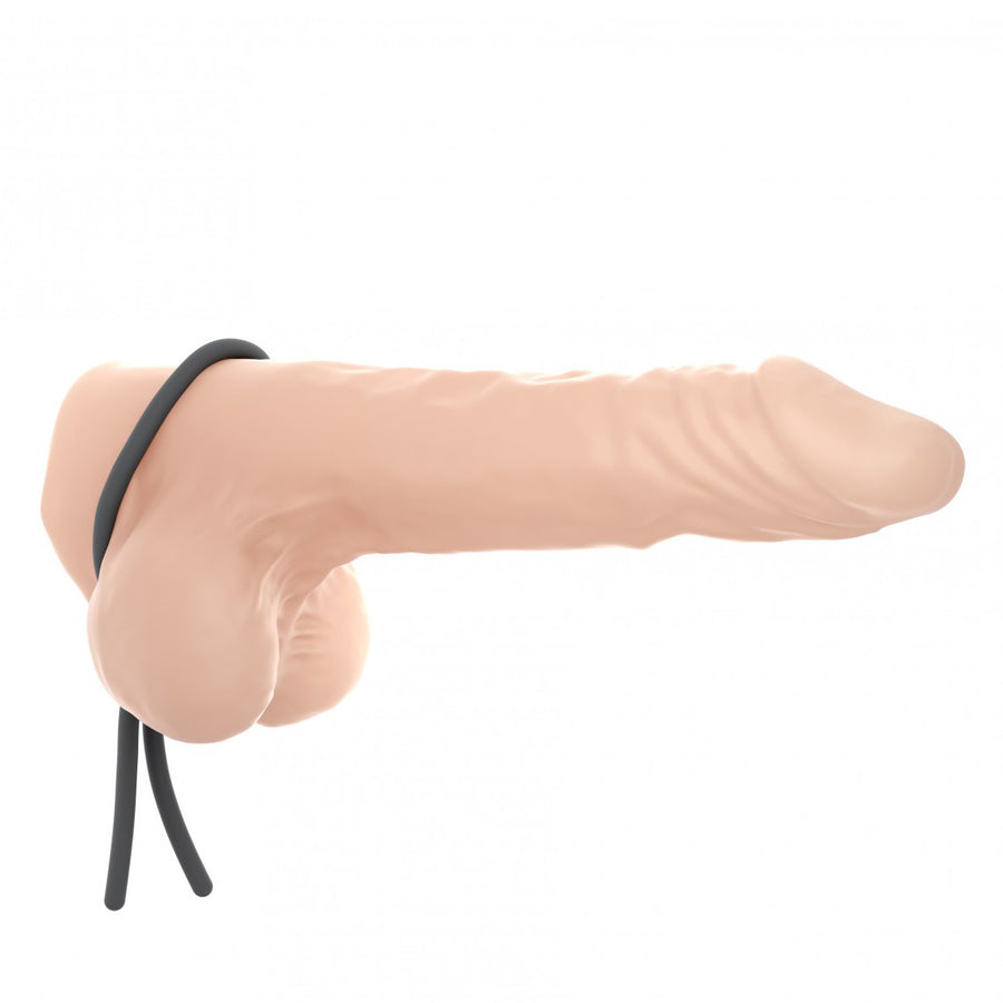 Anilla Ajustable Negro 4,9 cm - MarcDorcel - Anillo vibrador para el pene (con y sin vibración) (2)