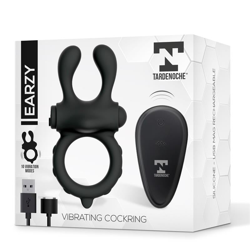 Anillo Vibrador Earzy - Tardenoche - Anillo vibrador para el pene (con y sin vibración) (8)