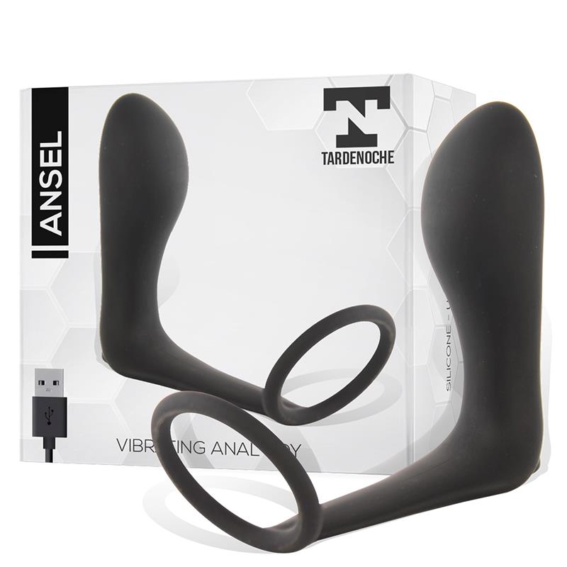 Ansel Plug Anal - Tardenoche - Anillo vibrador para el pene (con y sin vibración)