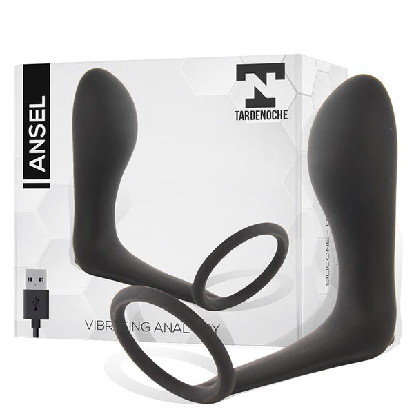 Ansel Plug Anal - Tardenoche - Anillo vibrador para el pene (con y sin vibración)