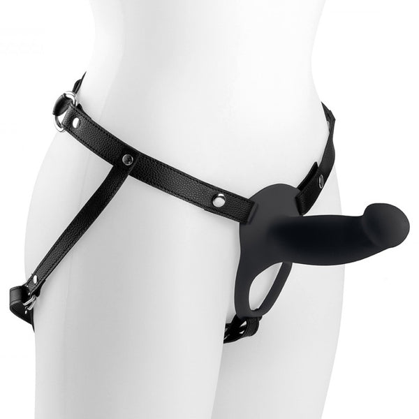 Arnés Hueco H1 Talla S Negro - Virgite - Arneses con pene o dildo Strap-On