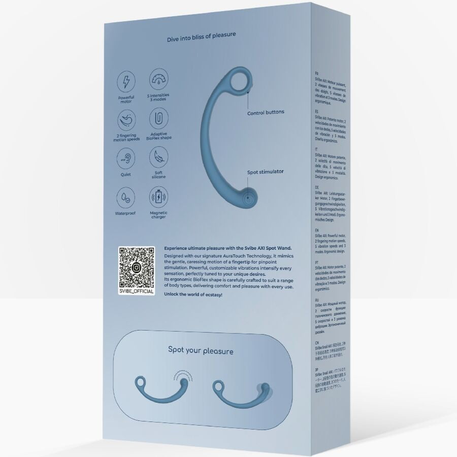 Axi Vibrador con Fingering Azul - Snail Vibe - Vibradores (9)