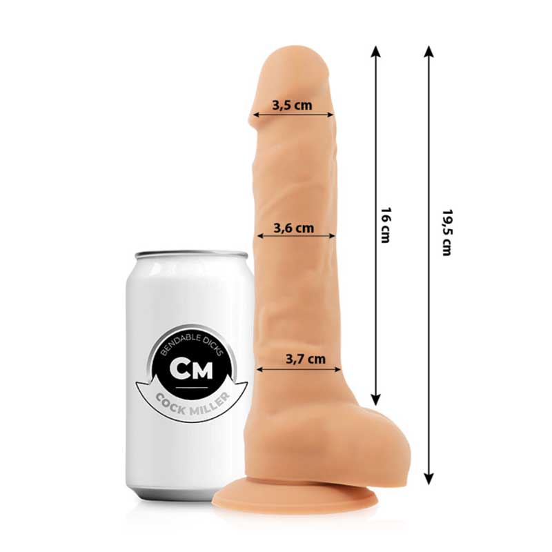 Dildo articulable 19.5 cm - CockMiller - Dildos o Consoladores (3)