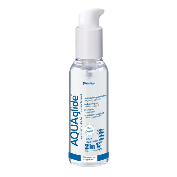 Aquaglide 2 en 1 Lubri + Gel masaje - JoyDivision - Lubricantes sexuales