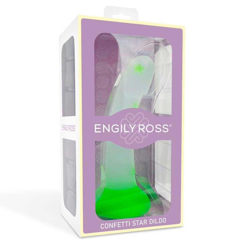 Dildo Confetti Star que Brilla en la Oscuridad 17 cm - ENGILY ROSS - Dildos o Consoladores (7)