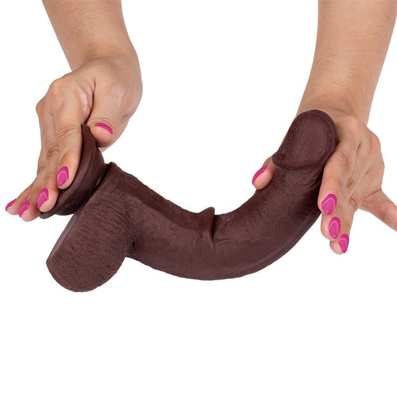 Dildo Marrón Realista 23 cm - Liketrue - Dildos o Consoladores (5)