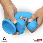 Dildo Realista de 20cm Azul - Liketrue - Dildos o Consoladores (7)