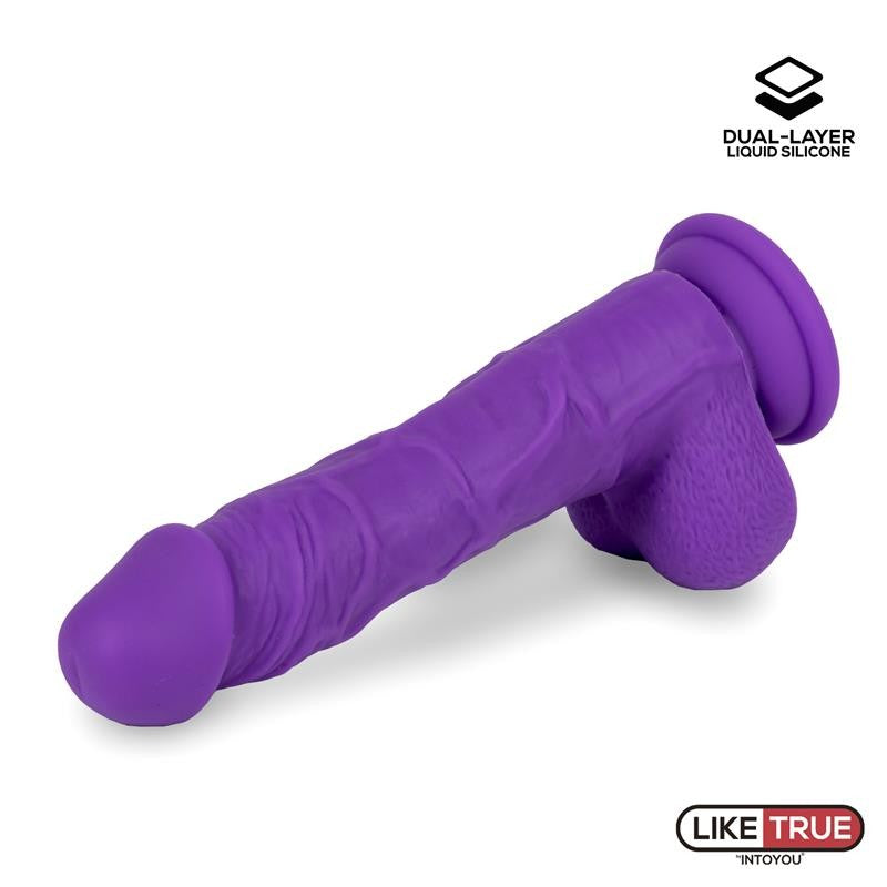 Dildo Realista de 20cm Lila - Liketrue - Dildos o Consoladores (7)