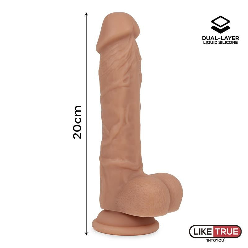 Dildo Realista Silicona Dual Layer 20 cm - Liketrue - Dildos o Consoladores (8)