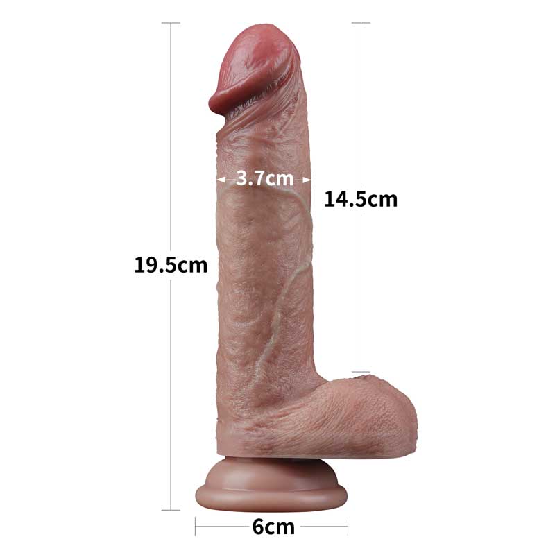 Dildo Realista Dual Layer 7.5 - Lovetoy - Dildos o Consoladores (4)