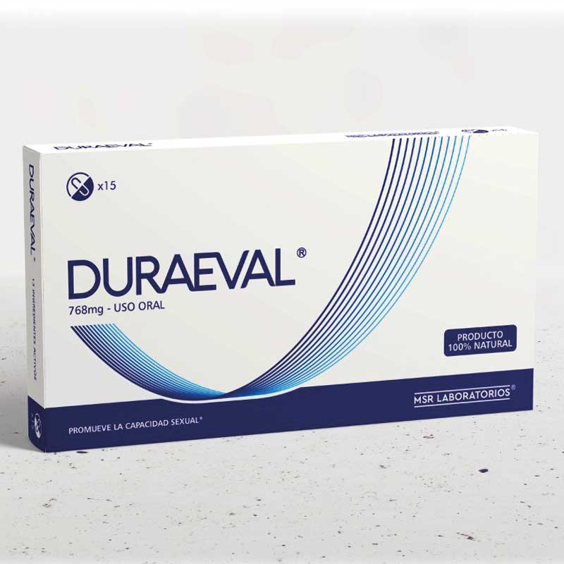 Potenciador Erección Duraeval 15 caps - MSR LABORATORIOS - Potenciadores sexuales