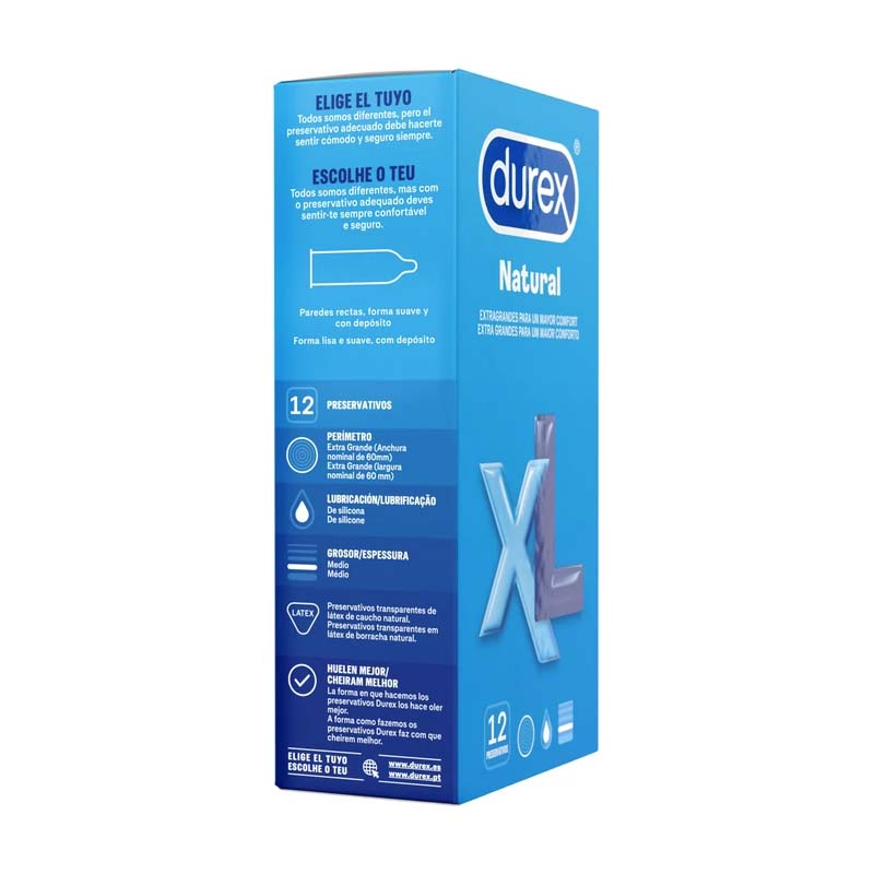 Durex Natural XL 12 uds - Durex - Comprar preservativos o condones (3)